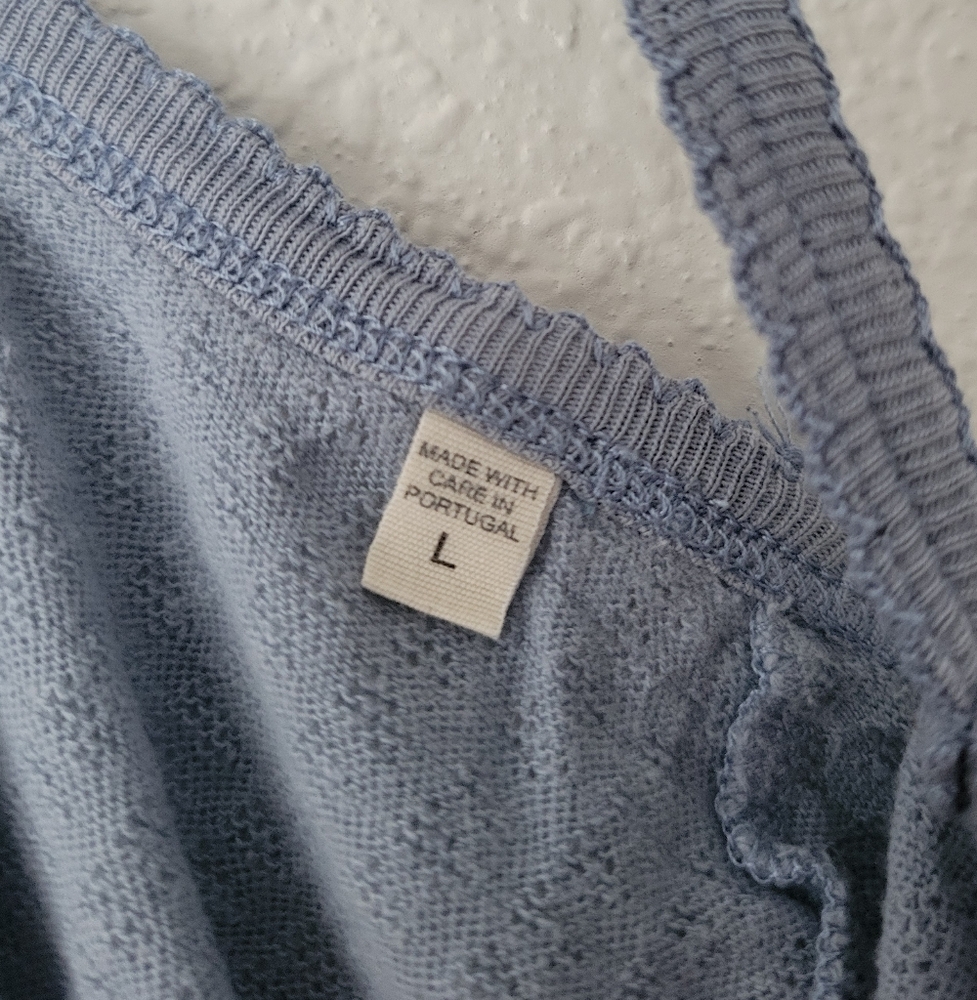 Doen Blue Ribbed Camisole Tank - Picture 7 of 9